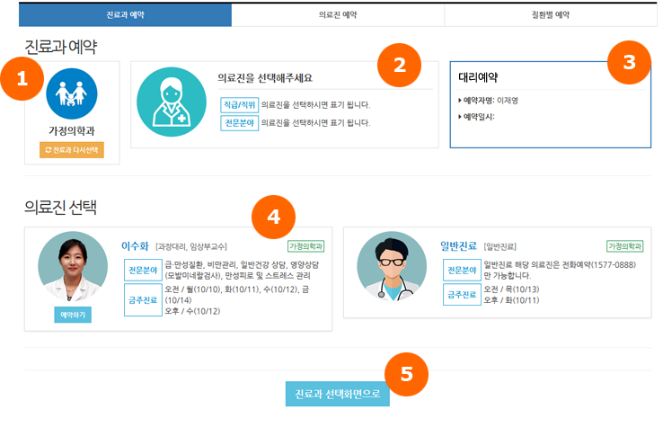 가톨릭대학교 대전성모병원 홈페이지 화면 캡쳐